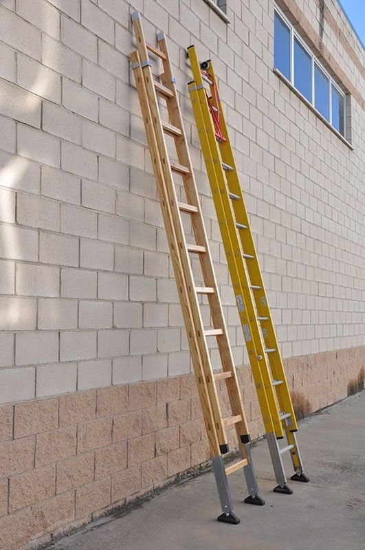 Escaleras extensibles de madera